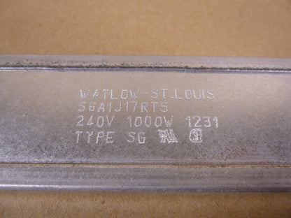 WATLOW SGA1J17RT5 Type SG Strip Heater 240VAC 1000W, 17-7/8" L X 1-1/2" W X 3/8" | Industrial MRO Replacement Parts, Manufacturing Machine Parts &amp; Components, Heavy Equipment Parts Supplier