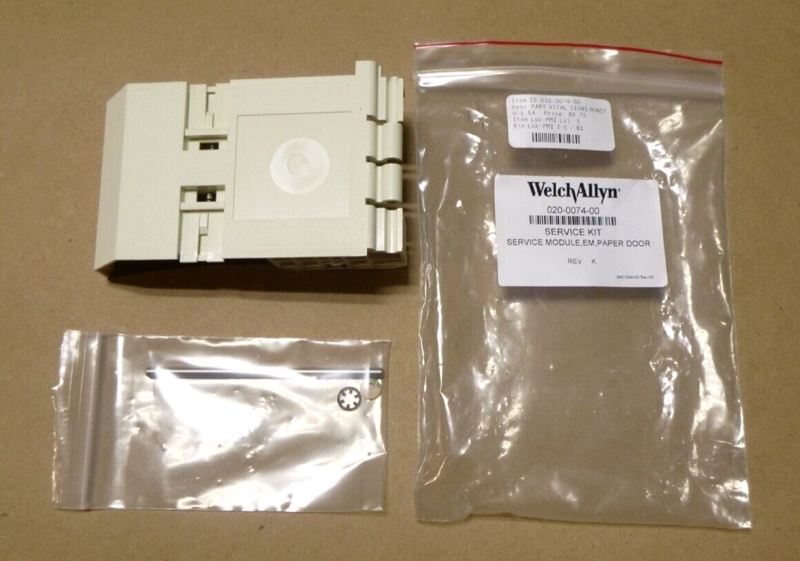 Welch Allyn Paper Door Kit for Propaq CS Monitor 020-0074-00 | Industrial MRO Replacement Parts, Manufacturing Machine Parts &amp; Components, Heavy Equipment Parts Supplier