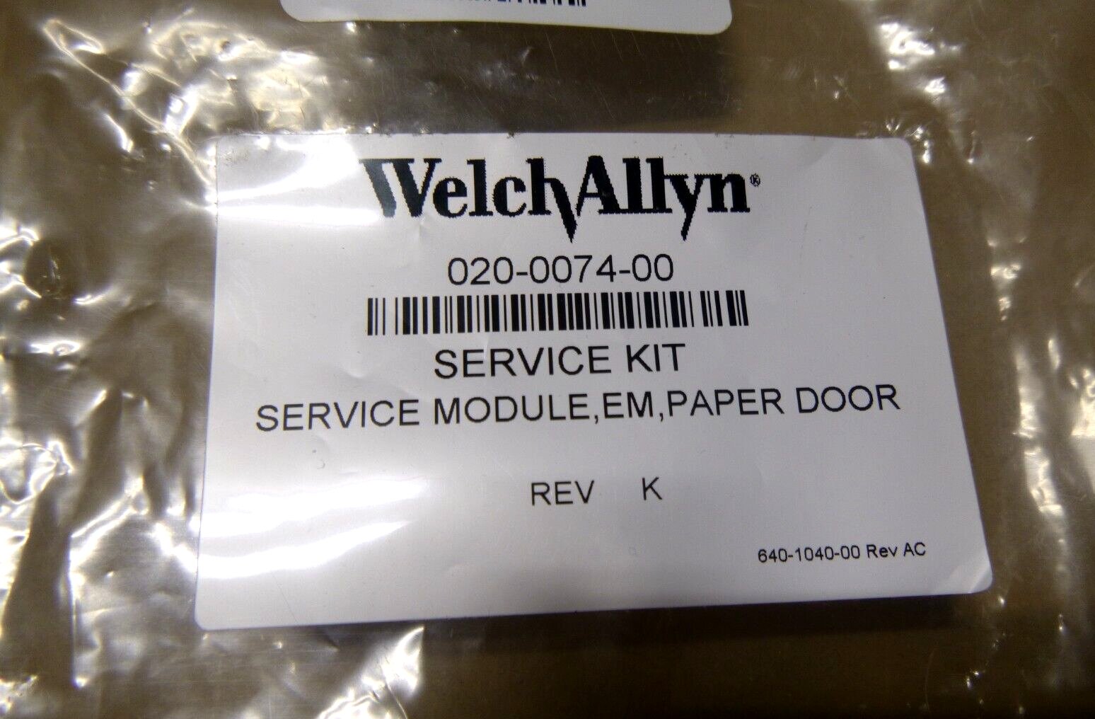 Welch Allyn Paper Door Kit for Propaq CS Monitor 020-0074-00 | Industrial MRO Replacement Parts, Manufacturing Machine Parts &amp; Components, Heavy Equipment Parts Supplier