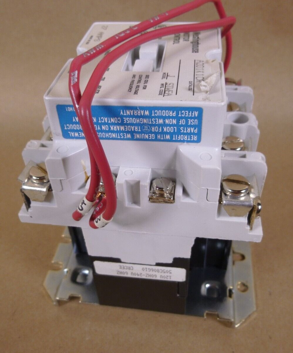 Westinghouse Motor Control A201K1CR Non-Reversing Contactor , 3 Pole , 27A ,10HP | Electrical MRO Replacement Parts &amp; Components and Commercial Electrical Supplies Company