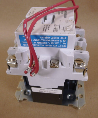 Westinghouse Motor Control A201K1CR Non - Reversing Contactor , 3 Pole , 27A ,10HP - Royal Equipment WESTINGHOUSE