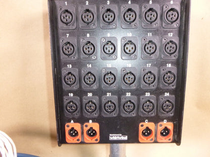 Whirlwind Medusa 24 Channel 24x XLR Send &amp; 4x XLR RTN Stagebox to Fanout Snake | Electrical MRO Replacement Parts &amp; Components and Commercial Electrical Supplies Company