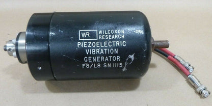 WILCOXON RESEARCH PIEZOELECTRIC VIBRATION GENERATOR F8 / L8 *UNTESTED* | Industrial Electric Motors, Pumps &amp; Parts