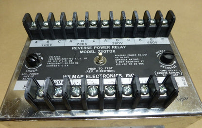 Wilmar Electronics 730TDX Reverse Power Relay , 50-500Hz , 120V-460V , 0-5A | Electrical MRO Replacement Parts &amp; Components and Commercial Electrical Supplies Company
