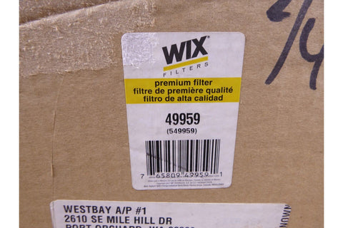 WIX 49959 Diesel Air Filter, CA5420, P607960, AF4202, LAF3233FR, 9959, 83959 - Royal Equipment Royal Equipment