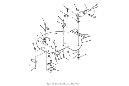 (x2) HMMWV M1113 M1151 DOOR TURRET HATCH PINTLE BUMPER 9306K14 5340-01-419-5188 | Genuine HMMWV Replacement Parts and Military Surplus Humvee Parts &amp; Accessories