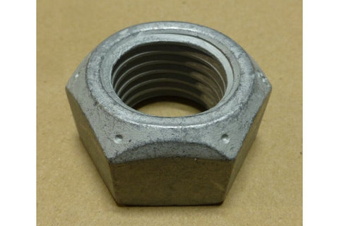 (x4) 1 - 1/4" - 7 x 1.07" HEX CONE TOP LOCK NUTS GRADE C STEEL , 1.07" TALL - Royal Equipment SAF HOLLANDHex Nuts