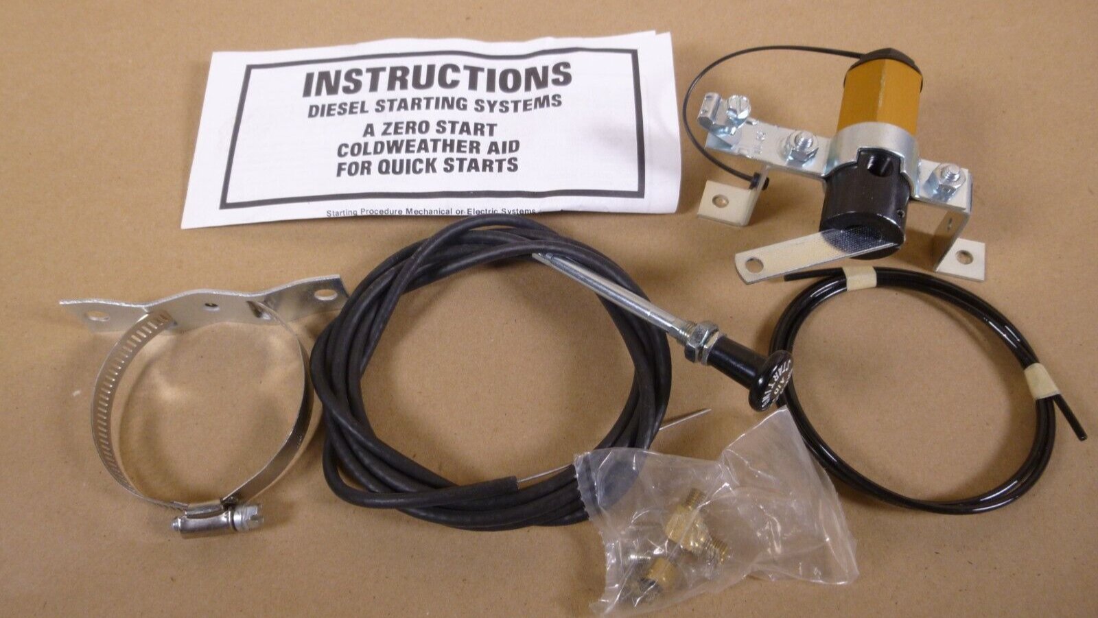 Zero Start 820-0211 Mechanical Starting Fluid System For Cummins Detroit Diesel | Replacement Truck Parts, Trailer Accessories, Automobile Supplies, Car Parts &amp; Accessories
