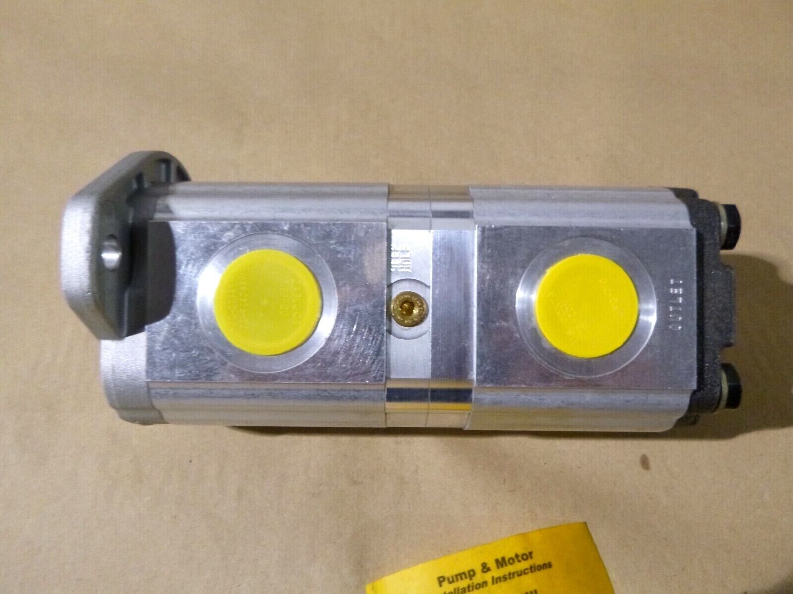 ZI ALPHA SERIES P11B HYDRAULIC DUAL SECTION PUMP, 9 TOOTH SPLINE, P11B193 | Industrial Electric Motors, Pumps &amp; Parts