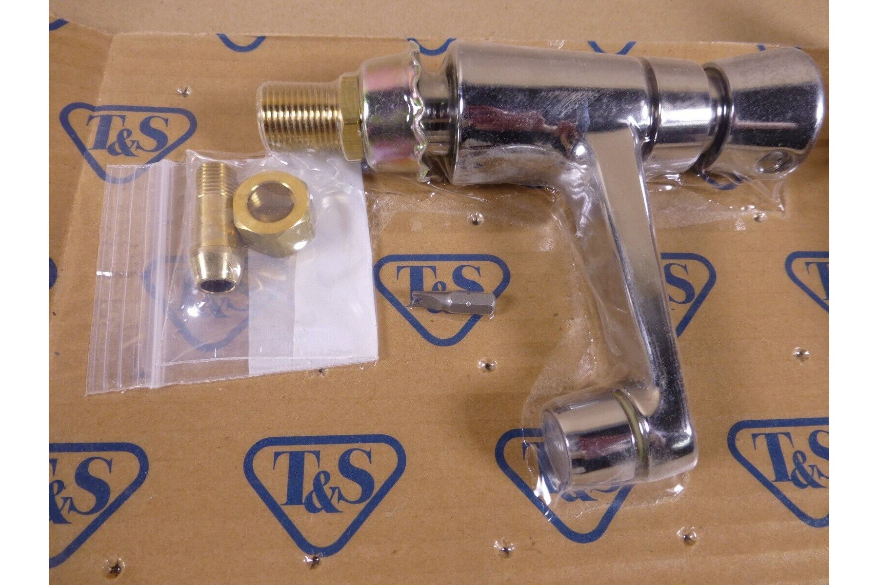 T &amp; S Brass B-0712 Self-Closing, Metering Sill Faucet - Chrome | Industrial MRO Replacement Parts, Manufacturing Machine Parts &amp; Components, Heavy Equipment Parts Supplier